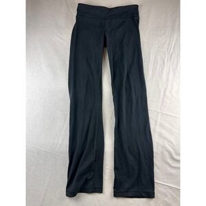 Calvin Klein Performance Womens Black Cotton Blend Straight Leg Yoga Pants S